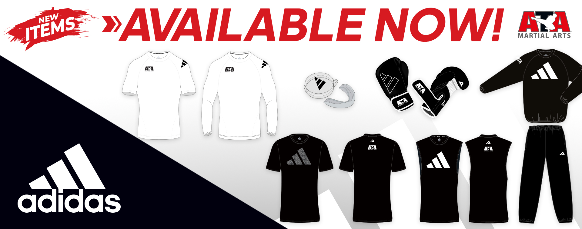 Adidas Available Now Banner