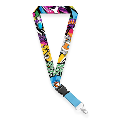 Graffiti Pin Lanyard