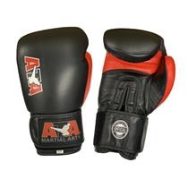 Official ATA Boxing Gloves Leather Black/Red