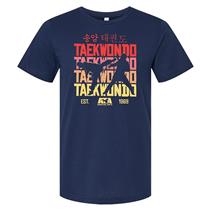 Taekwondo Tricolor Navy T-Shirt