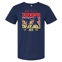 Taekwondo Tricolor Navy T-Shirt