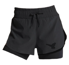 2-in-1 Kicker Short Black