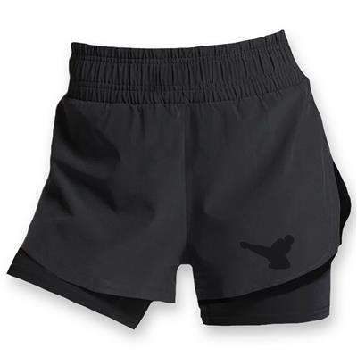 2-in-1 Kicker Short Black